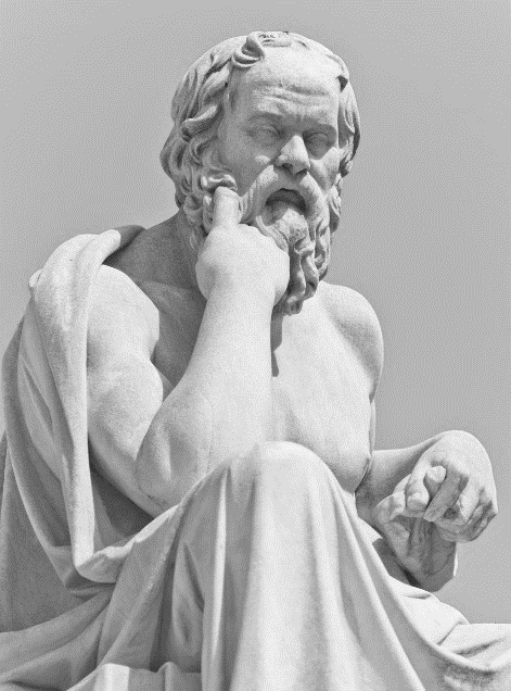 Image of a Socrates sculpture